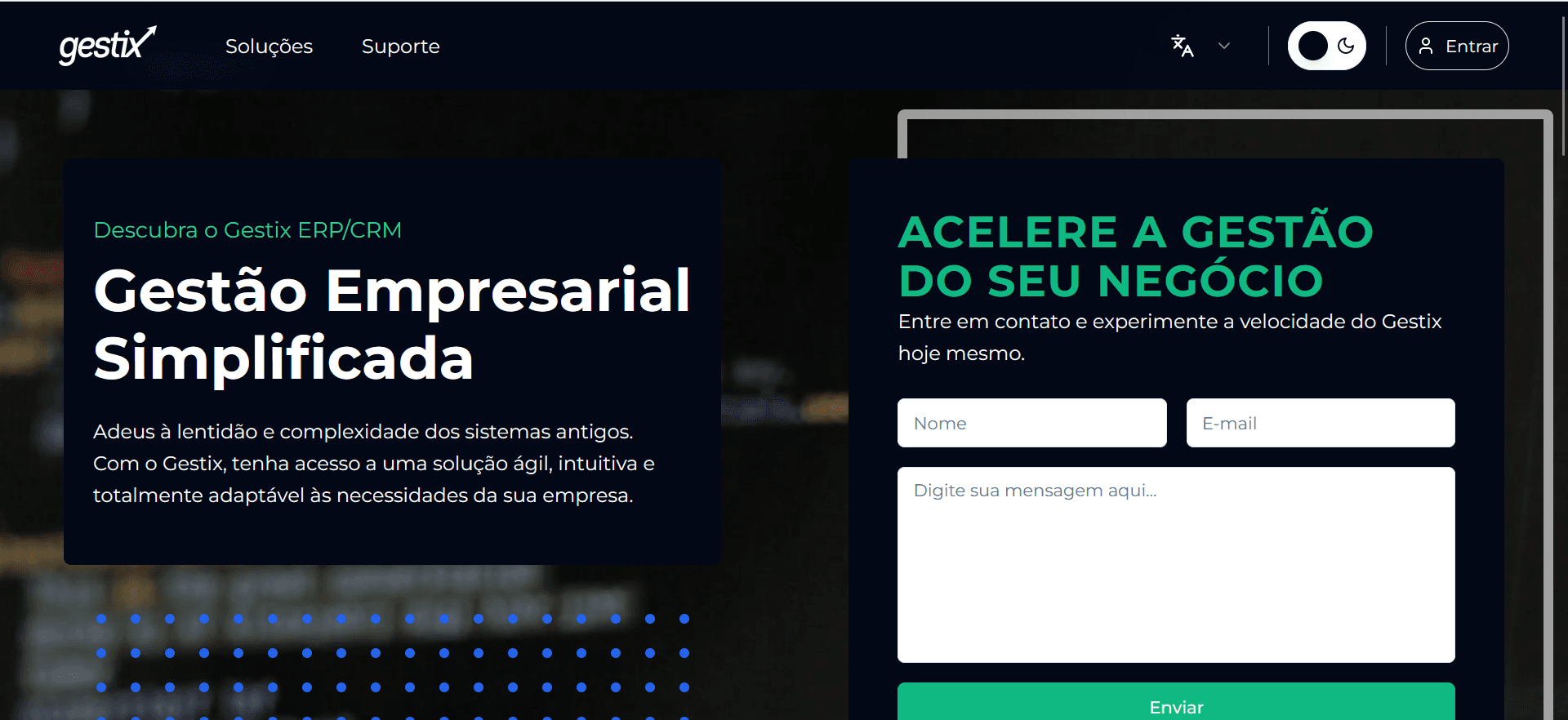 Imagem do site em diversos dispositivos